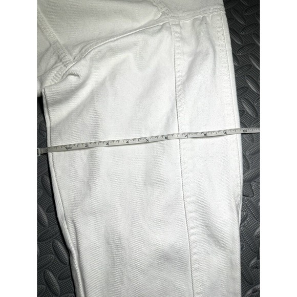 COPY - BLANKNYC Cropped Denim White women's 100% cotton oversize Jacket Size M - Picture 7 of 12